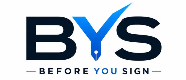 Before You Sign Logo